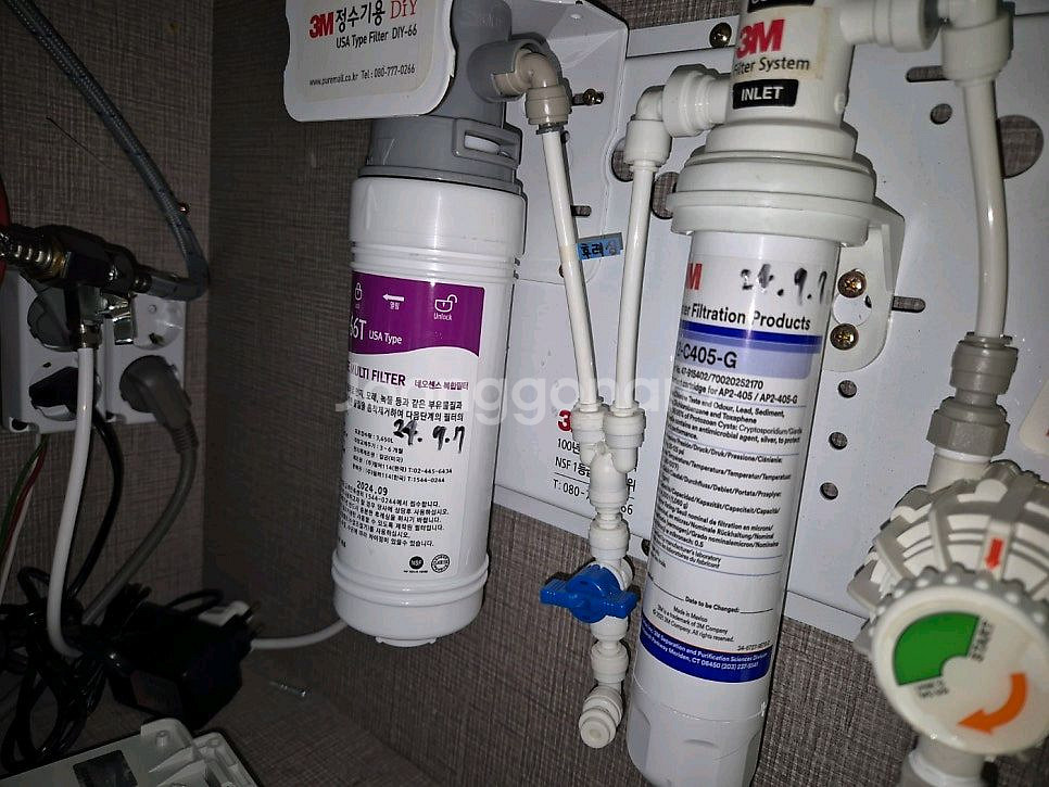 3M 언더싱크 정수기 (1년치 필터 포함) 언더씽크/DIY-66T, AP2-C405-G--3