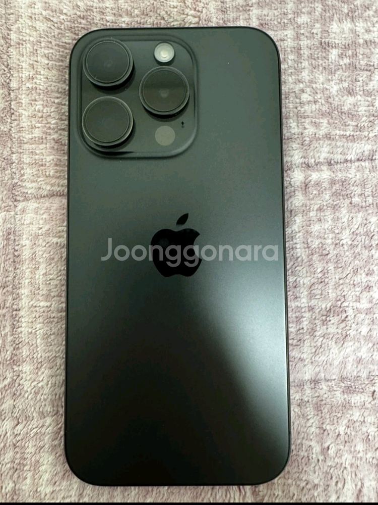 아이폰 15 프로 128G 블랙 팝니다--1