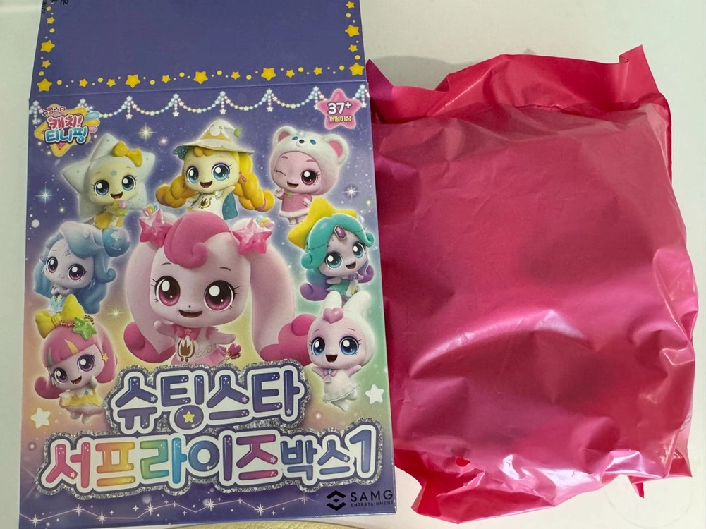 슈팅스타 캐치티니핑 인형 키링 서프라이즈 박스 나눔핑 이미지