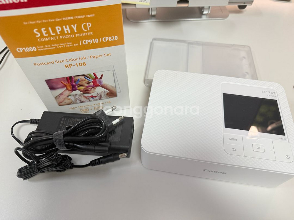 캐논 셀피 CP 1500 인화지 3묶음 + 카트리지--0