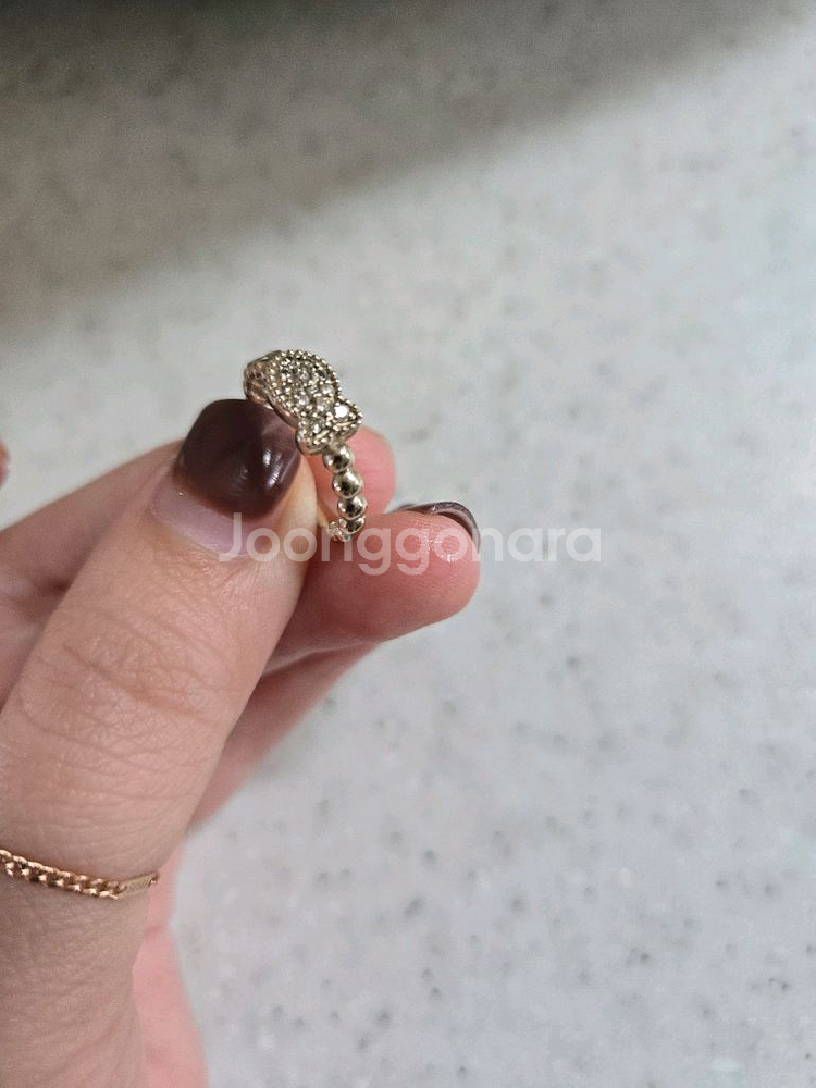 14k 리얼화이트애끼반지 이번주까지만31만원으로할인--1