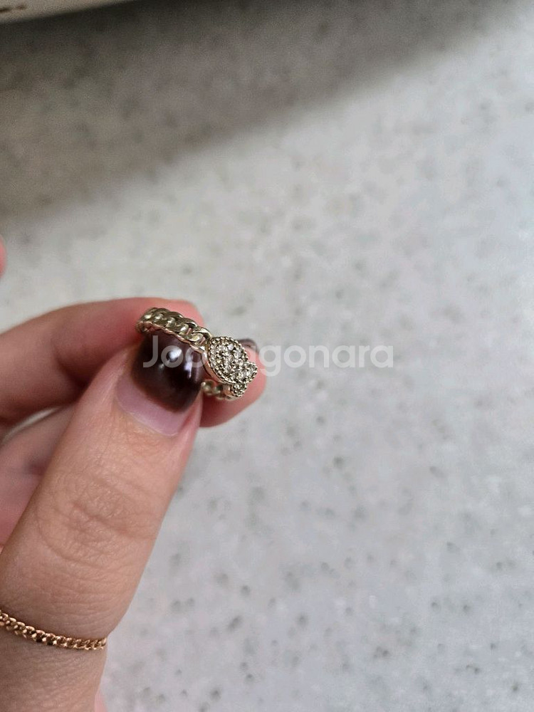 14k 리얼화이트애끼반지 이번주까지만31만원으로할인--2