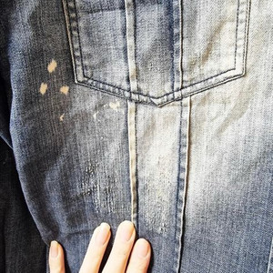 피에르 발망 데님셔츠