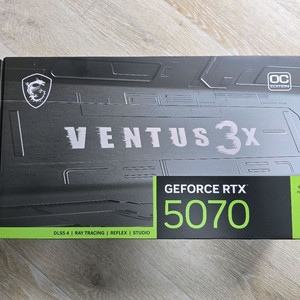 (미사용개봉)MSI RTX5070 VENTUS 3X O