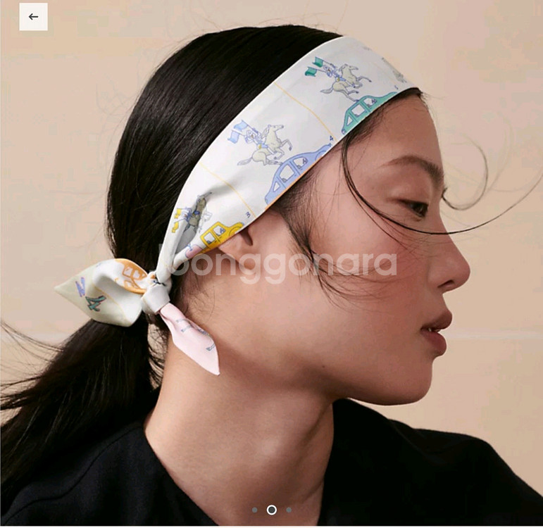 에르메스 트윌리 스카프 퍼레이드 트윌리 그리 빼를르--6