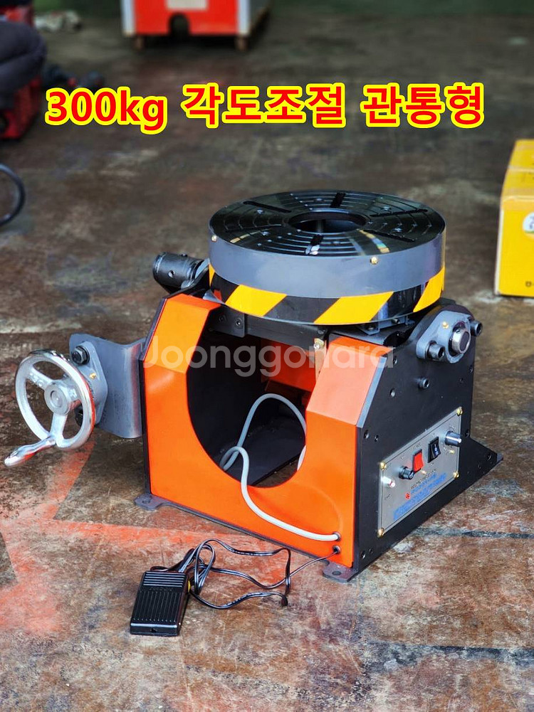[판매] 국산 용접턴테이블 고중량 관통형-100/300--0