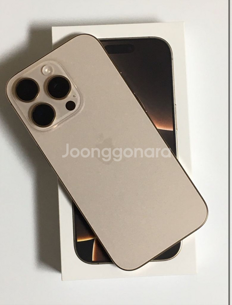 아이폰 16프로 데저트티타늄--0