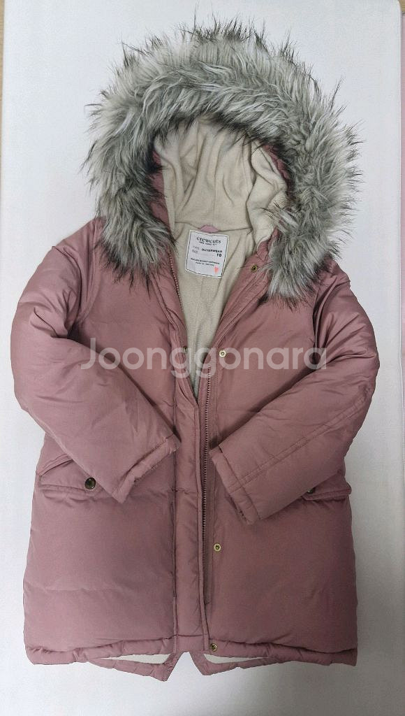 크루컷 여아 패딩점퍼10y--0