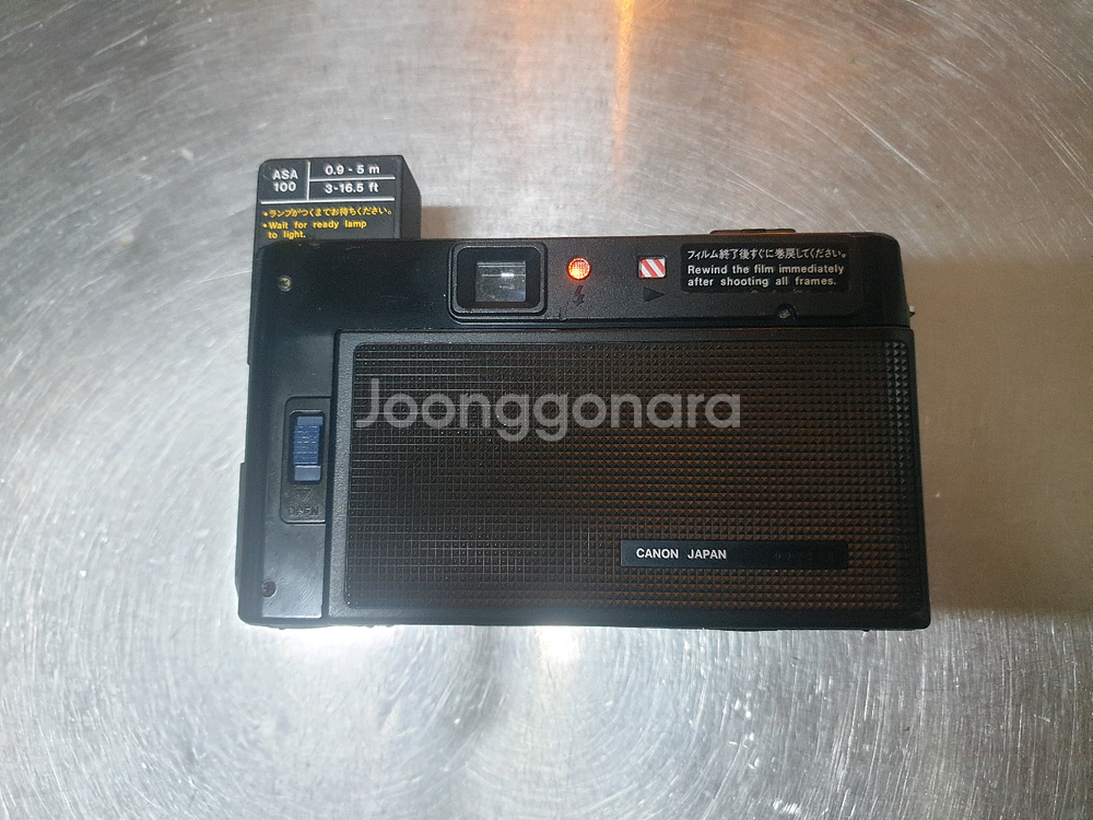캐논 AF35M 필름카메라(내용필독)셔터0,플래시0--1