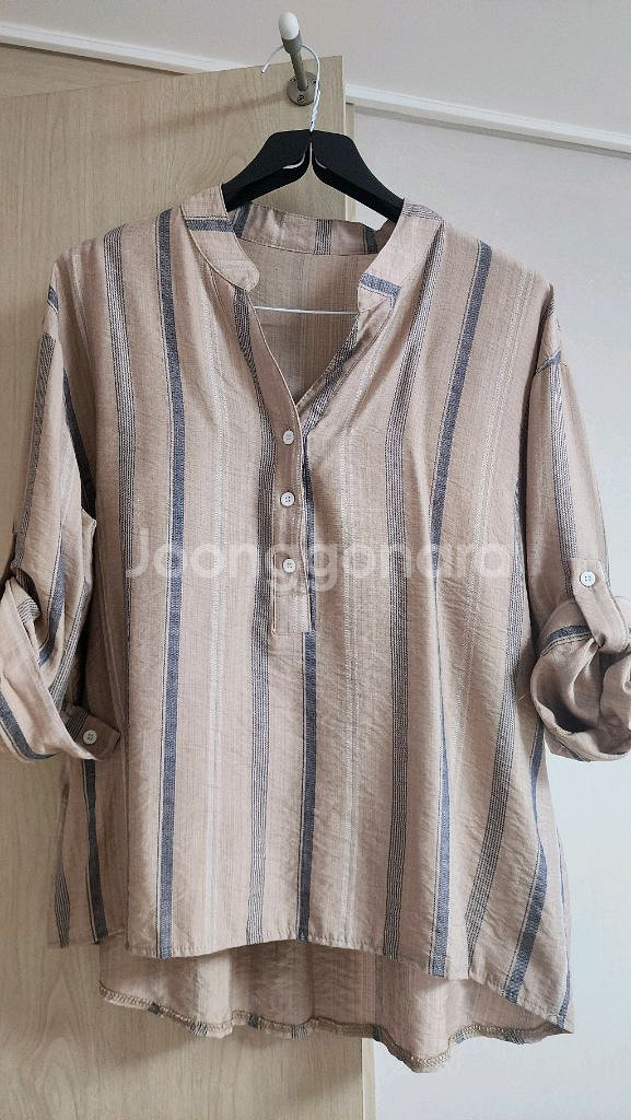 스트라이프 블라우스 셔츠 2종--0