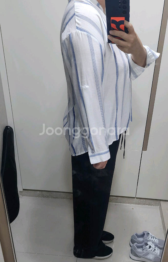 스트라이프 블라우스 셔츠 2종--3