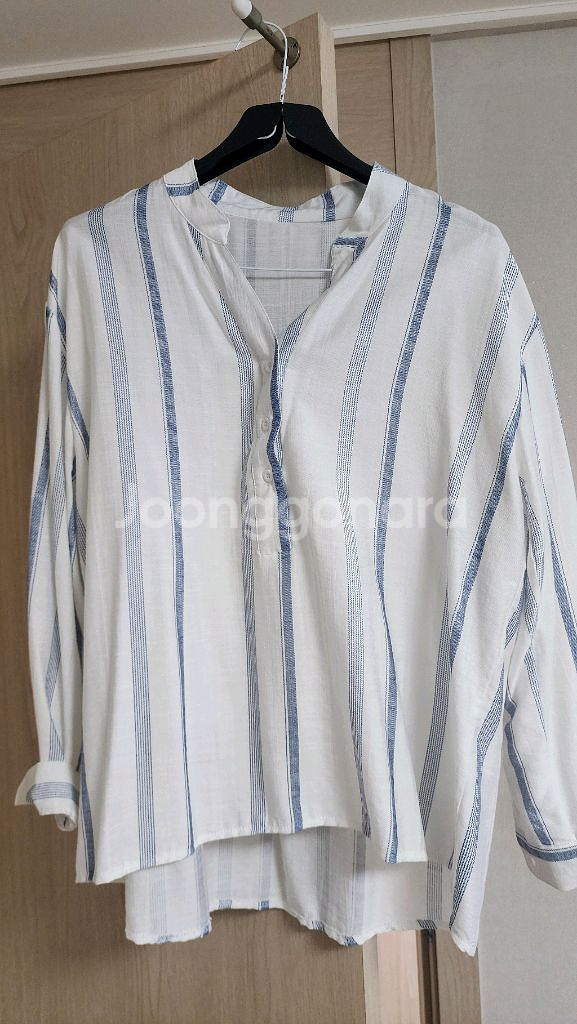 스트라이프 블라우스 셔츠 2종--1