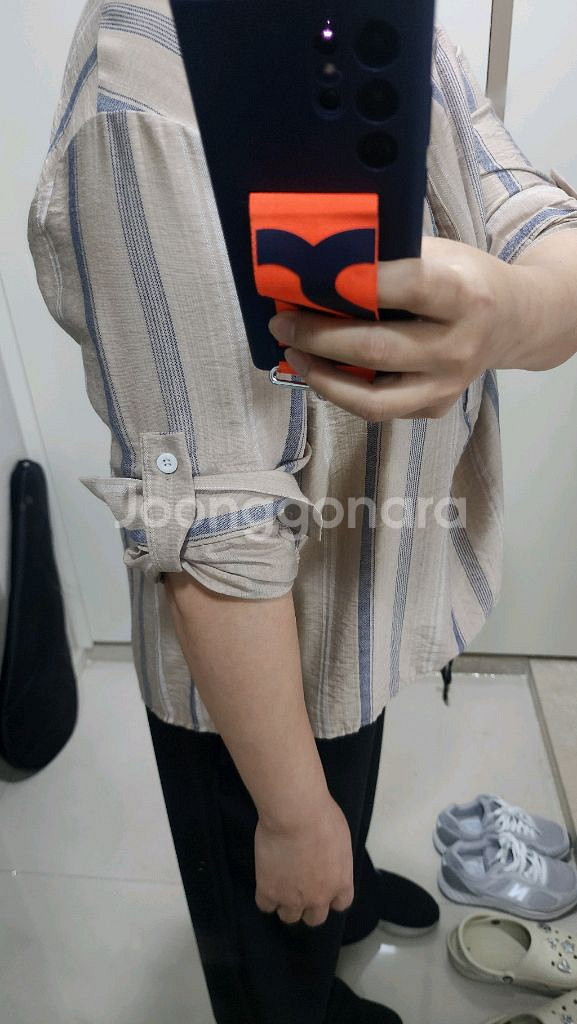 스트라이프 블라우스 셔츠 2종--6