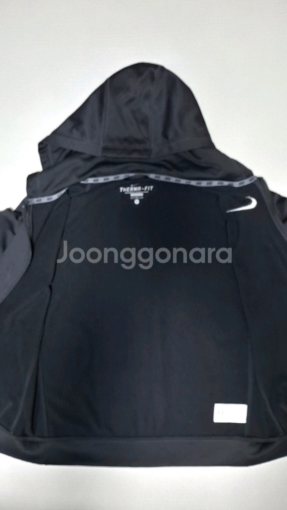 나이키 써마핏 후드 집업자켓 100 안감약기모--6