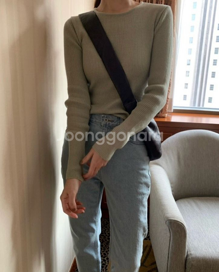 (새상품) 리브레 cash ribbied knit--2