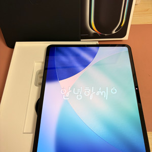 아이패드 프로 13인치 m4 7세대 256기가 스블 와