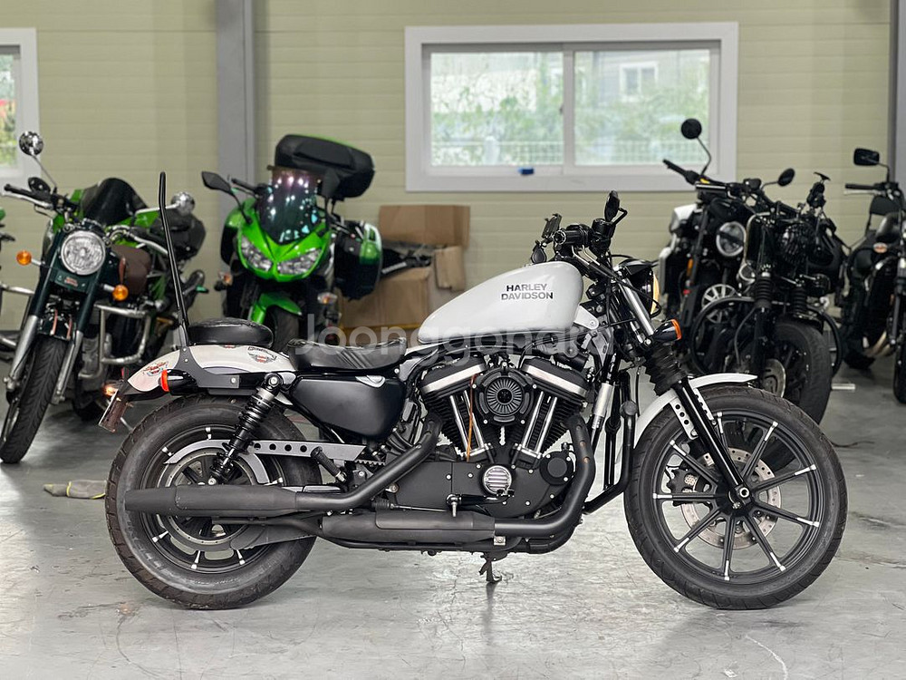 아이언 883 20년식 3만km 반만세핸들 화이트 컬러--0