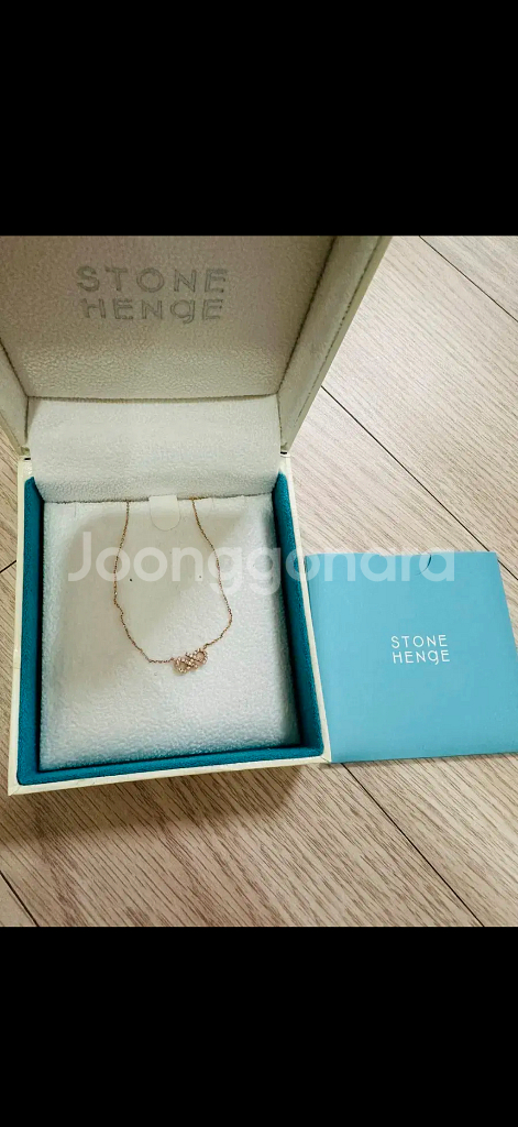 스톤헨지 14k 로즈골드 목걸이--2