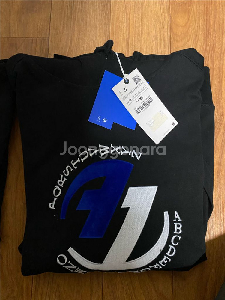 [L-XL]새제품 자라 아더에러 후드 스웨트셔츠 블랙--1