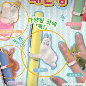 무민 패션링 반지 미개봉 캡슐 가챠 피규어