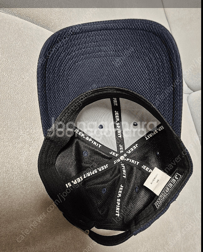 Jeep 진한 청색 모자 거의 새제품 택포 7000원--2