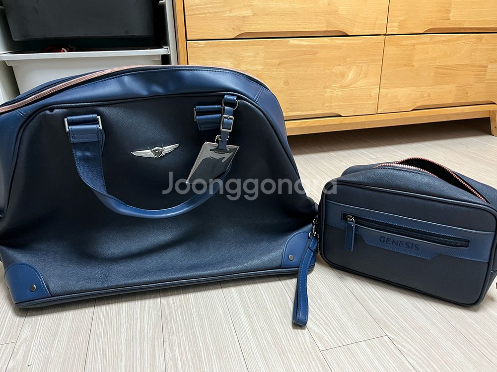 제네시스 보스턴백 & 파우치 세트--0