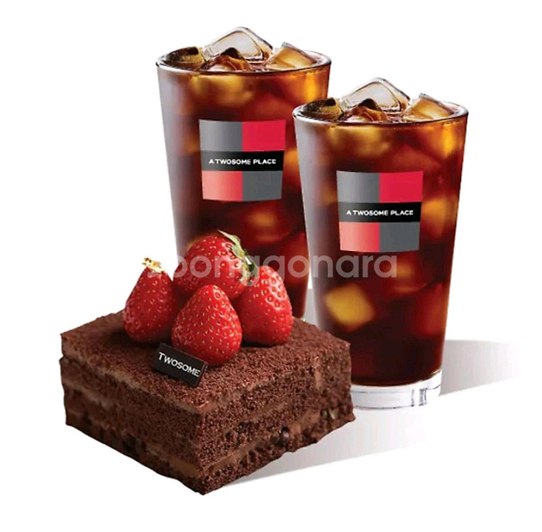 투썸 떠먹는 스초생 + 아메리카노 R 2잔 완료--0