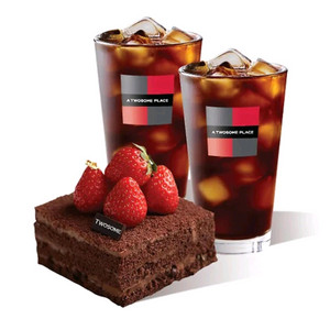 투썸 떠먹는 스초생 + 아메리카노 R 2잔 완료