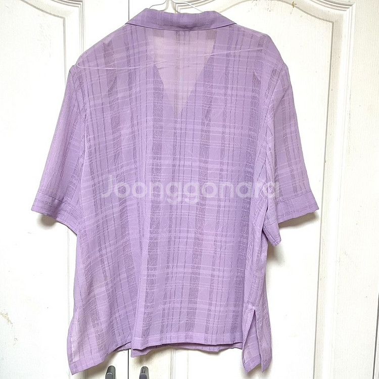 보성사 빈티지 레트로 반팔 블라우스 셔츠 XL--3