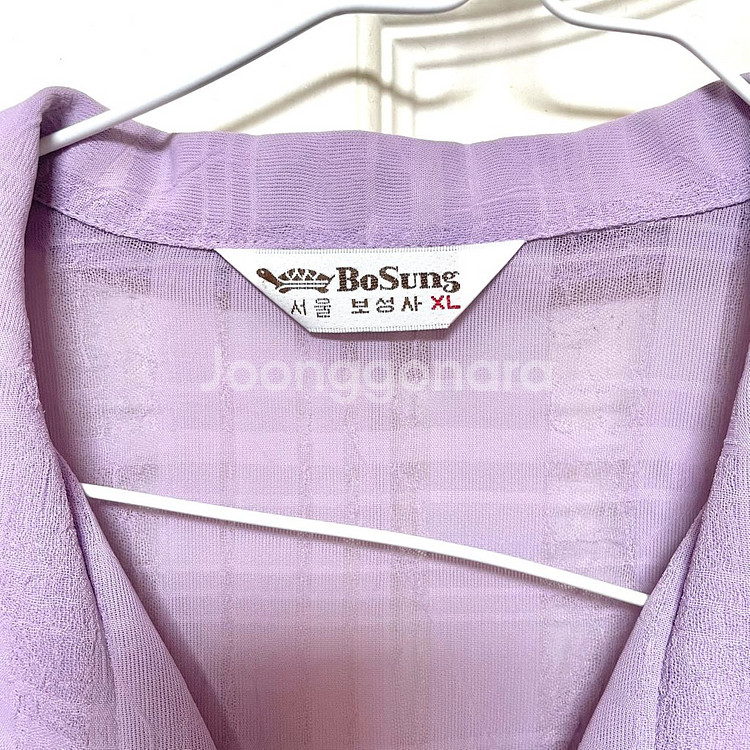 보성사 빈티지 레트로 반팔 블라우스 셔츠 XL--6