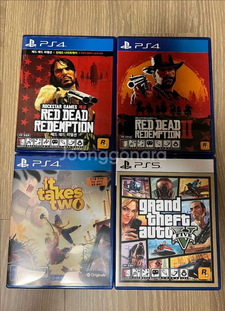 PS5, PS4 게임 레데리1,2 GTA5 잇테익스2--0