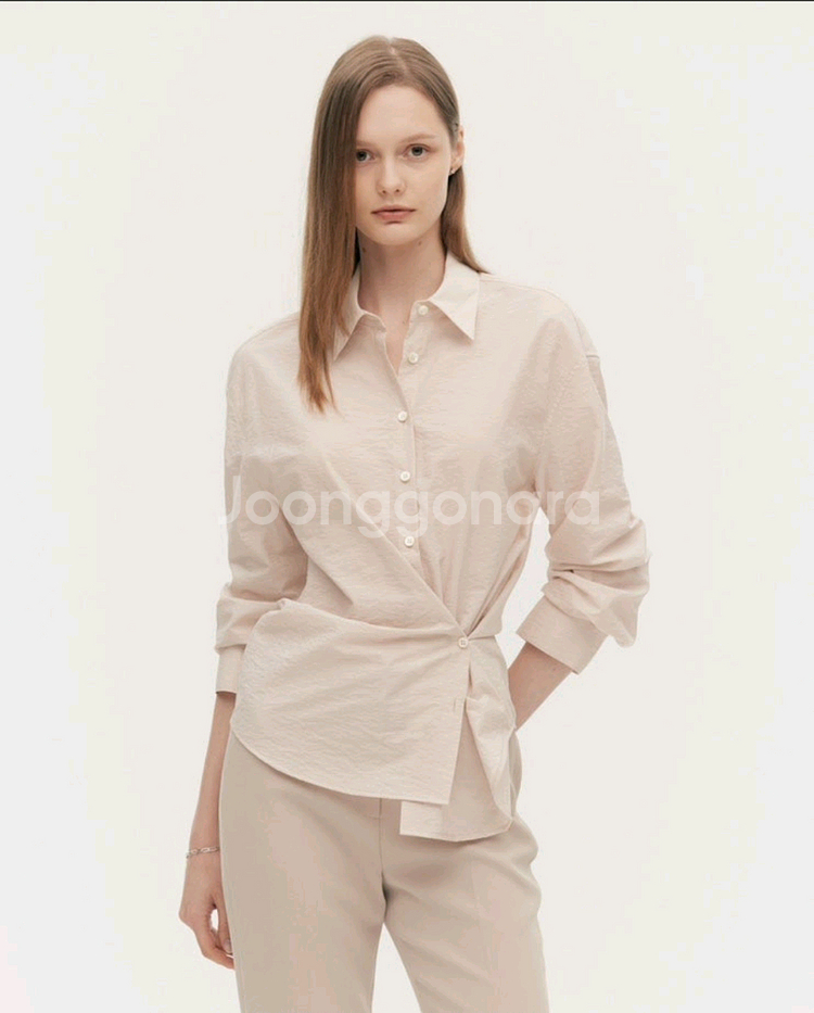 sie 일리 랩 블라우스--5