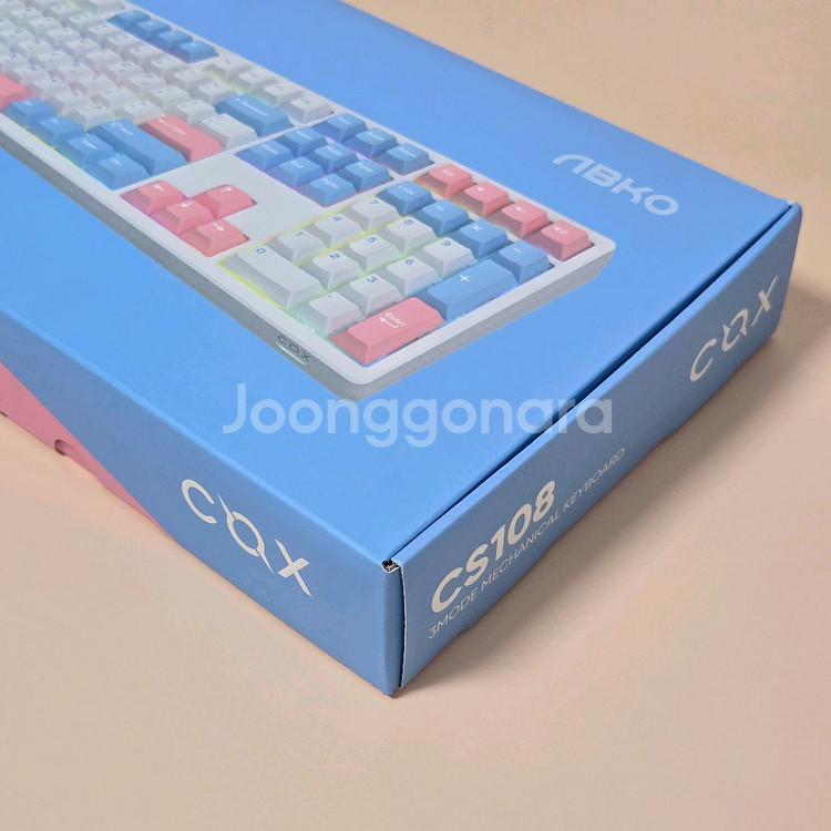 콕스 cs108 맘모스스위치 기계식 키보드--1