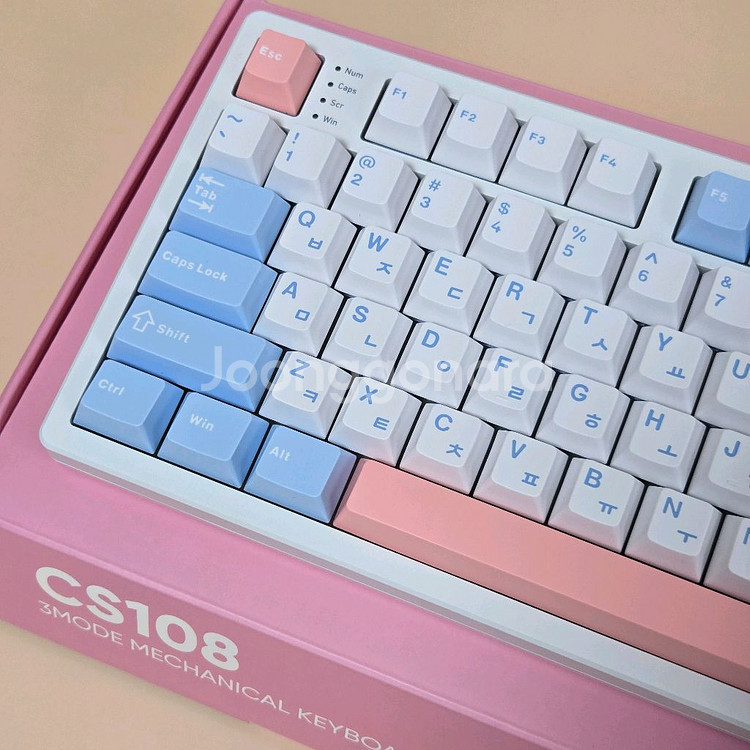 콕스 cs108 맘모스스위치 기계식 키보드--6
