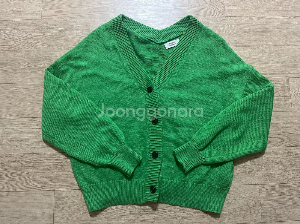 스튜디오 톰보이 그린 가디건--0
