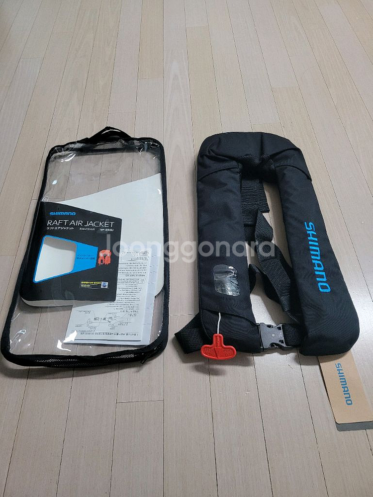 윤성 시마노 VF-050U 자동팽창식 구명조끼 에어--8