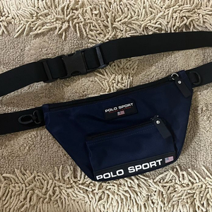 폴로 스포츠 네이비 힙색 웨이스트백 새상품