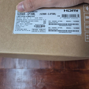 LG그램 15ZB90R-GP76ML[미개봉 새제품]