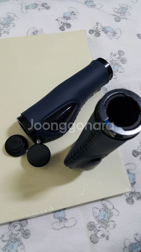 자전거 핸들그립 전기자전거 블루 퀵보드 가죽--2