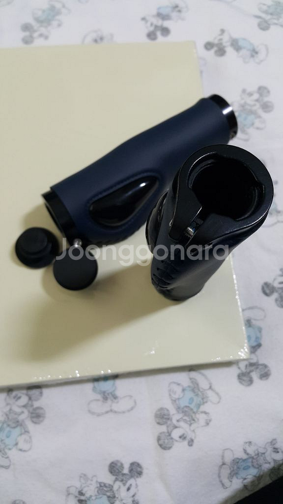 자전거 핸들그립 전기자전거 블루 퀵보드 가죽--3