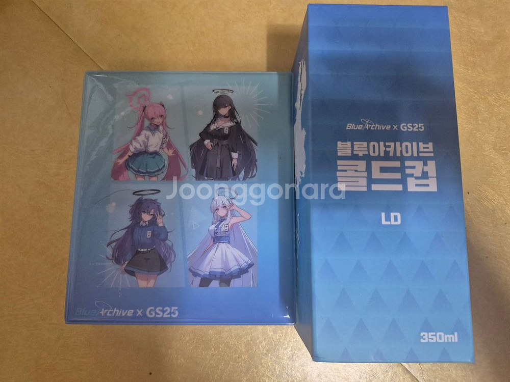 블루아카이브 Gs25 컬렉터북+콜드컵 세트 판매--0