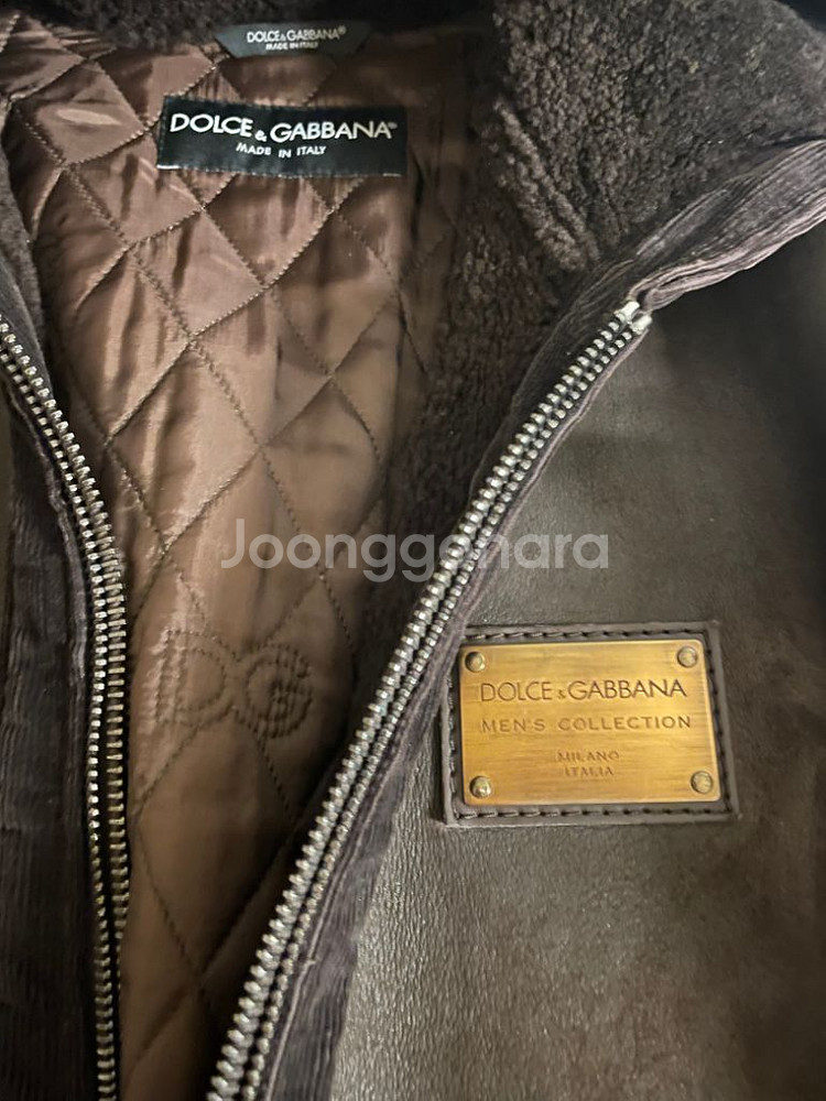 돌체앤가바나양가죽양털자켓--1