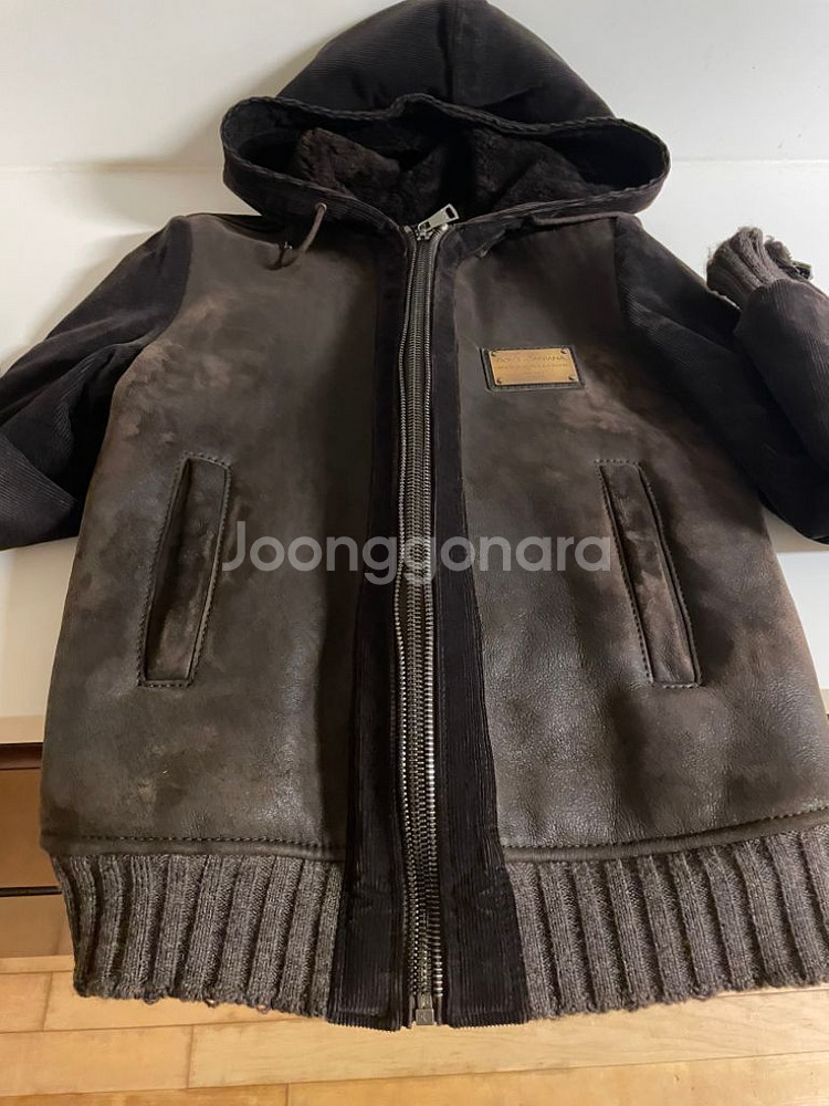 돌체앤가바나양가죽양털자켓--3