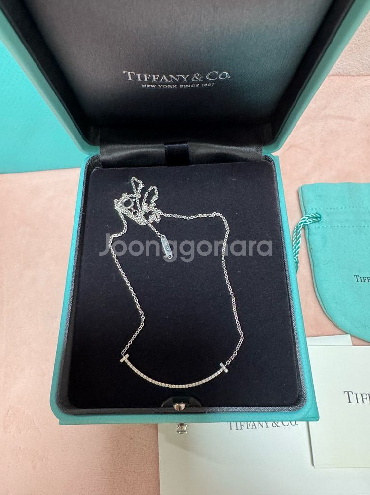 티파니 스마일목걸이 풀파베 화골--0