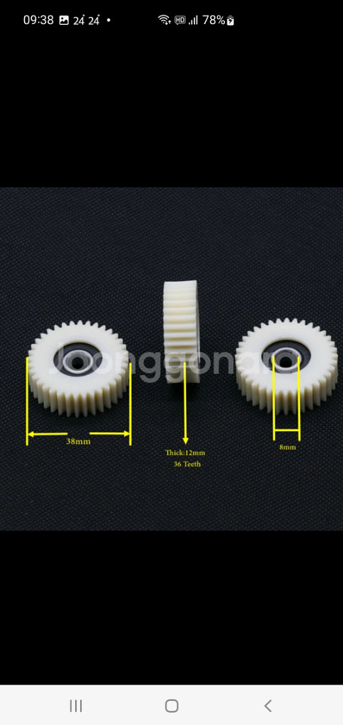 유성기어 전기자전거 모터 바팡 퀄리 모토벨로 베어링--5