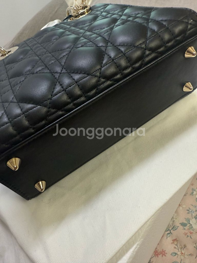 디올 레이디백 스몰 블랙--4