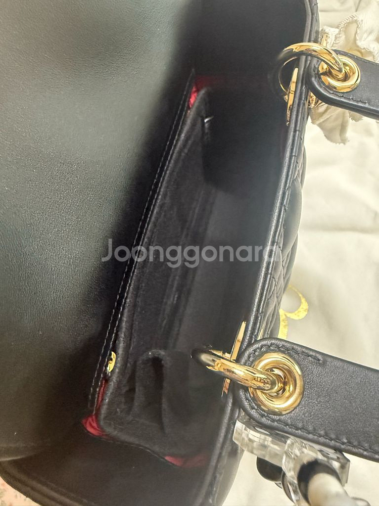 디올 레이디백 스몰 블랙--7