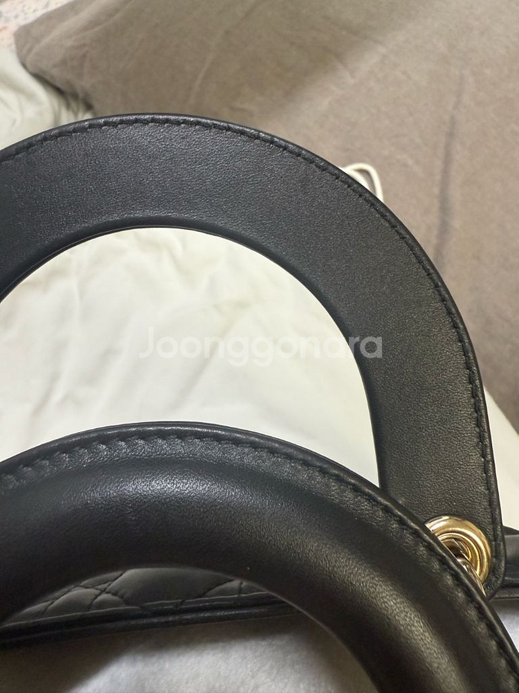 디올 레이디백 스몰 블랙--6