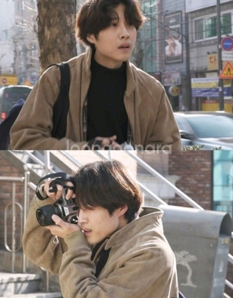 105~,L) 90s 폴로 스웨이드 헤링턴 자켓 베이지--8