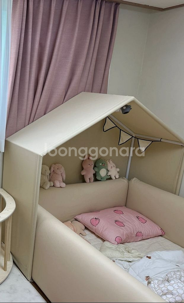 코지스토리 패밀리사이즈 하이가드 범퍼침대 + 레우토토퍼--7